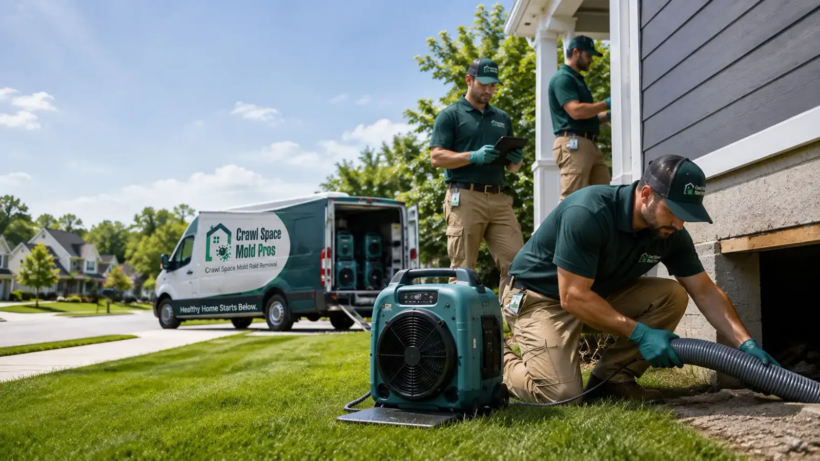Crawl Space Mold Removal in Wilmington, OH